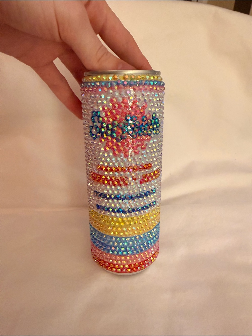 Sparkling Multicolor Rhinestone Surfside Can - Picture 3 of 4